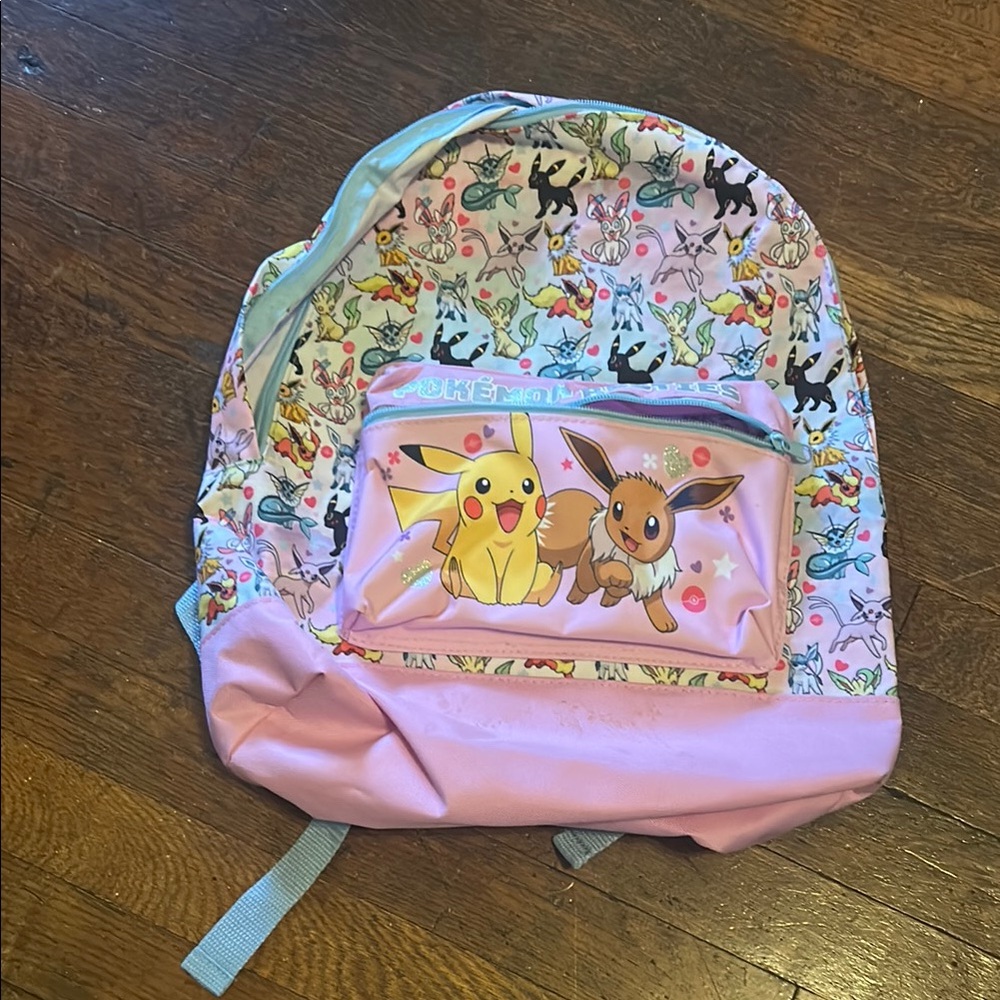 Pokemon Pink and Blue Backpack Whimsical Design